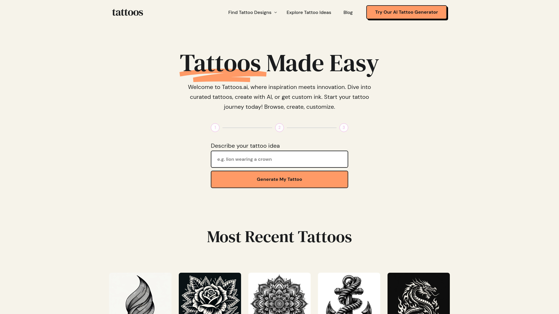 Tattoos.ai screenshot