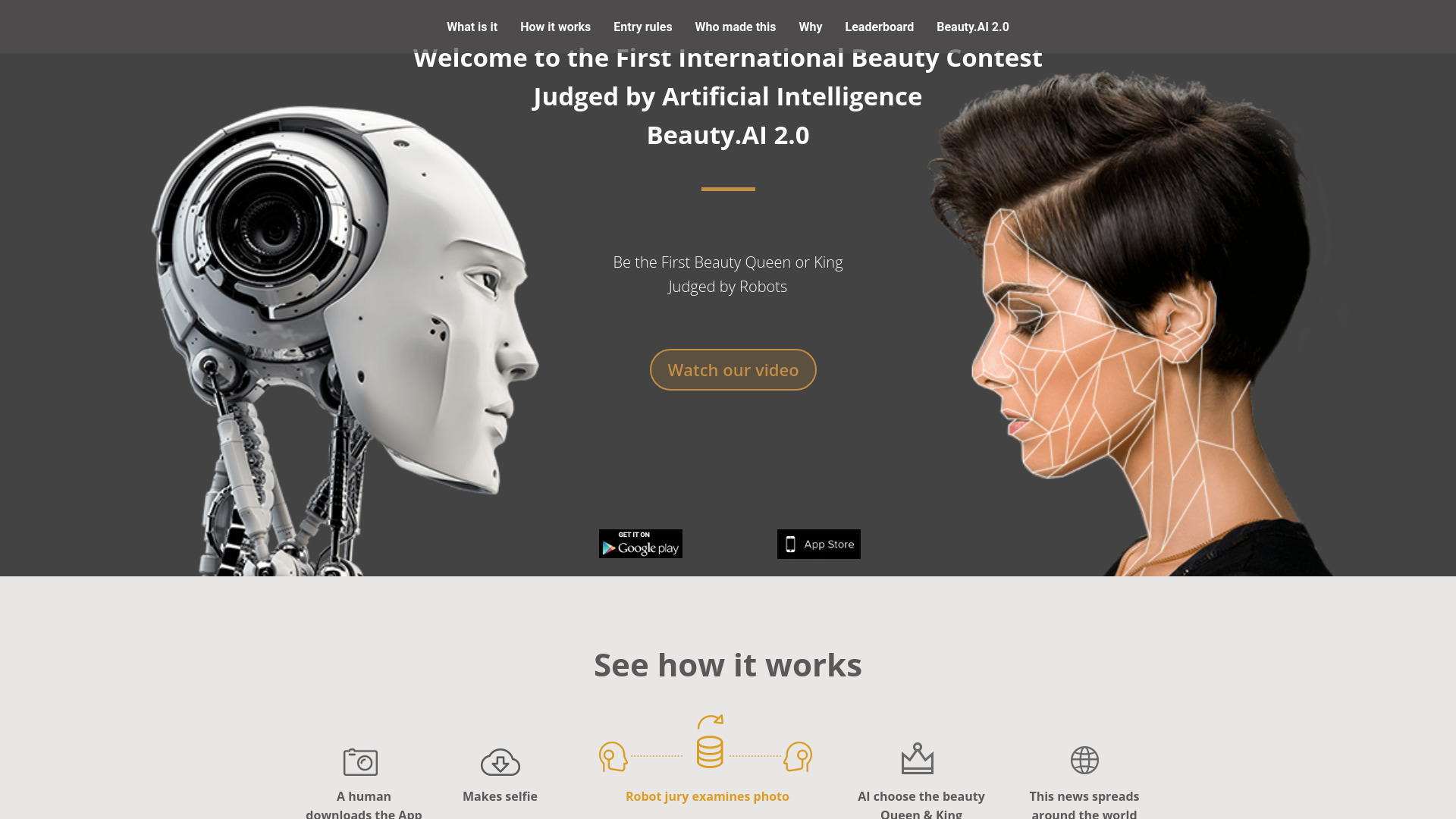 Beauty.AI screenshot