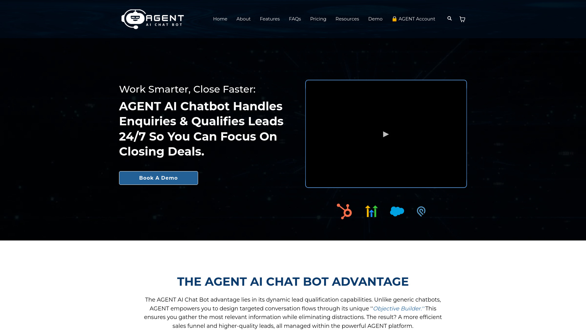 AGENT AI Chat Bot screenshot