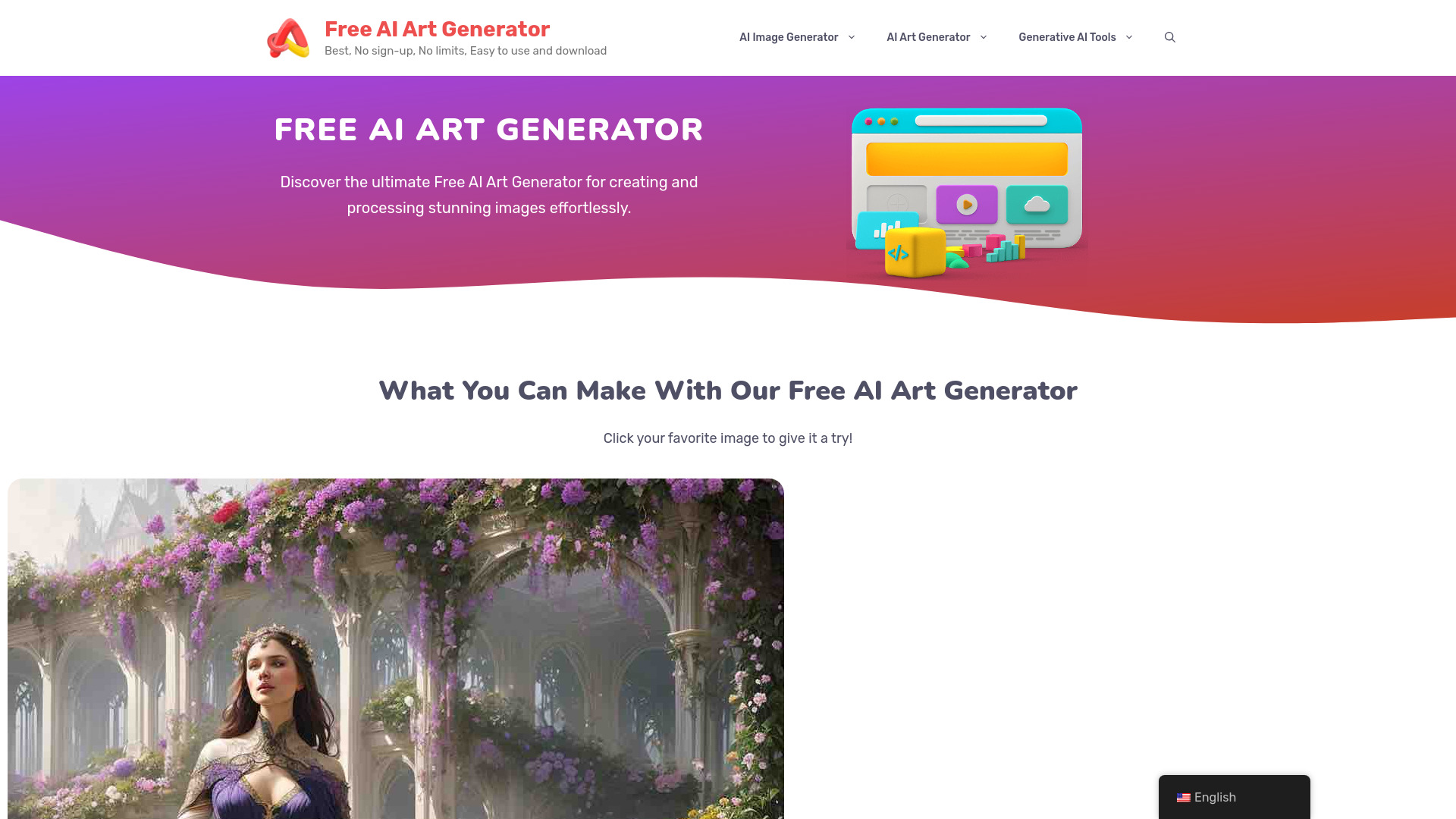 Free AI Art Generator screenshot