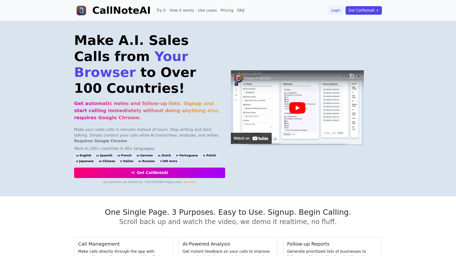 CallNoteAI screenshot