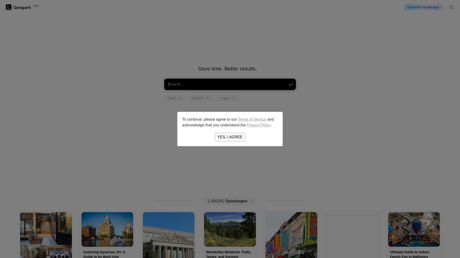 Genspark screenshot