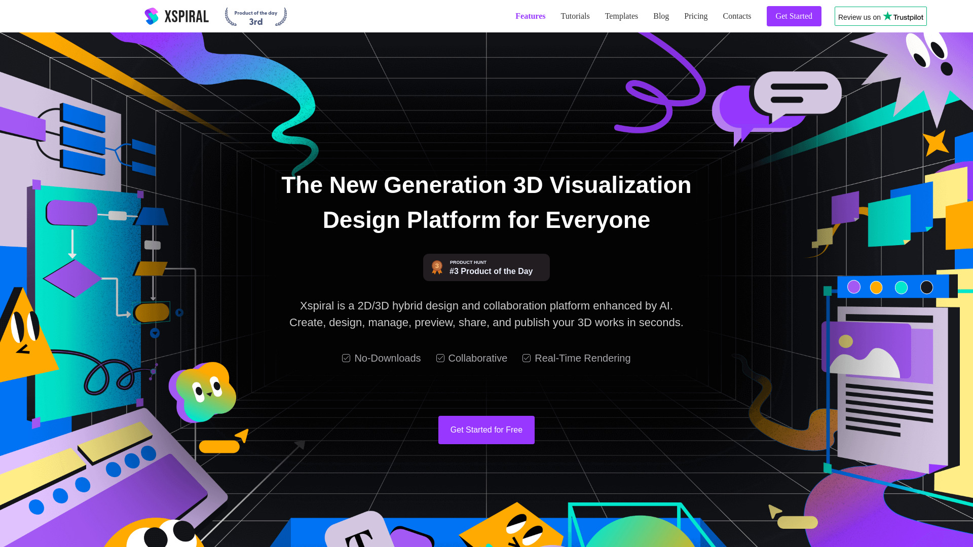 Xspiral screenshot