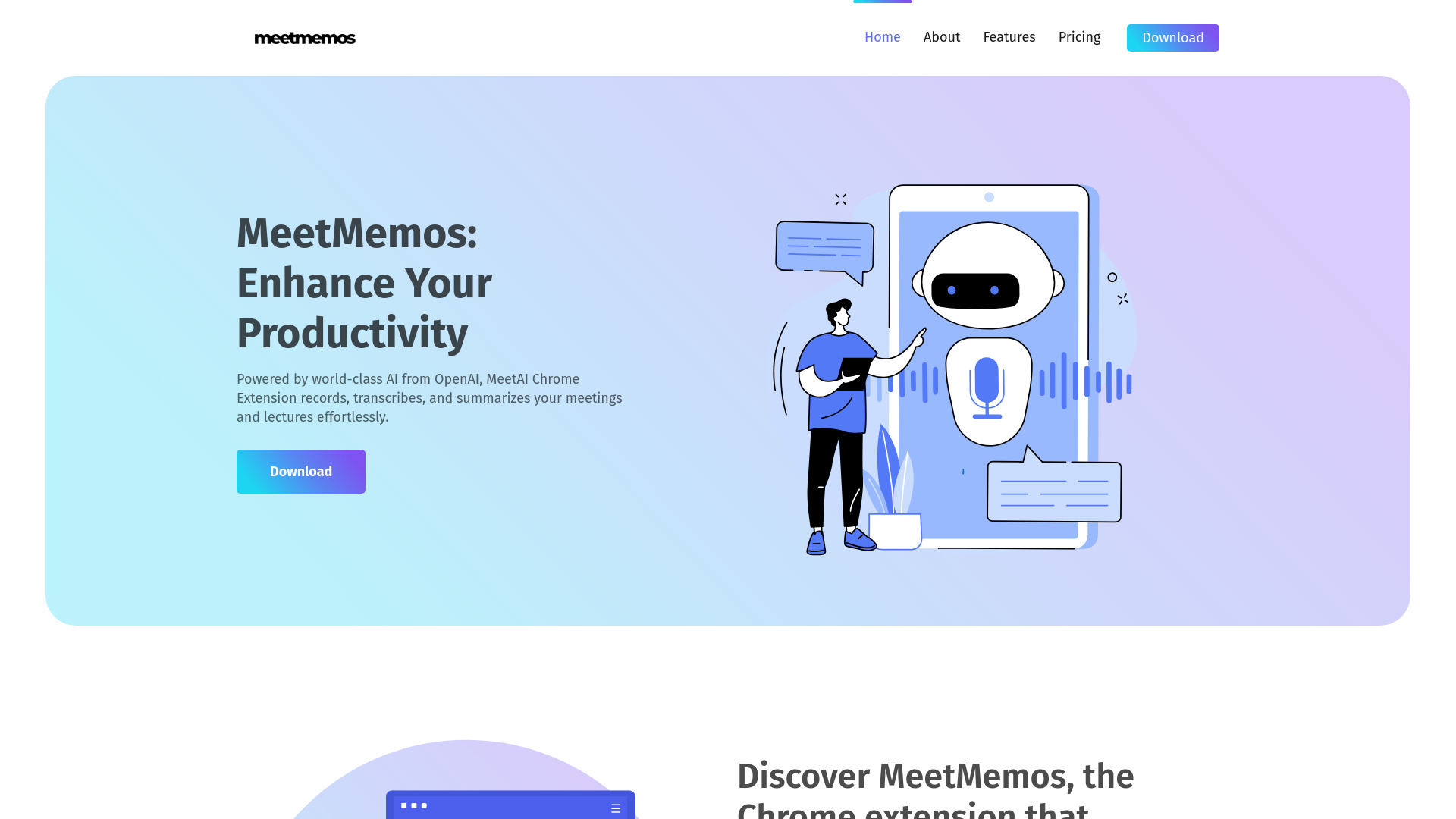 Meetmemos screenshot