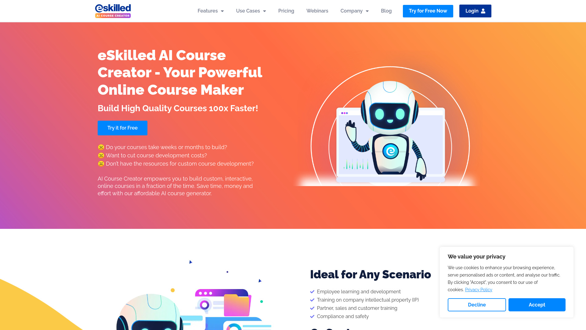 eSkilled AI Course Creator screenshot