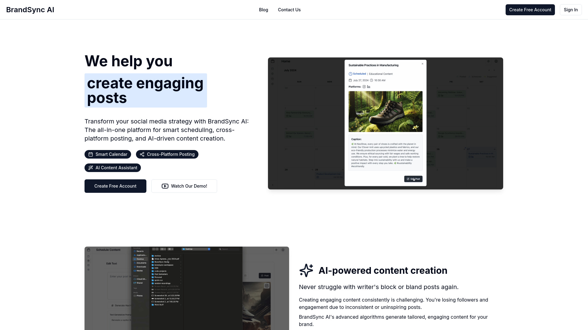 BrandSync AI screenshot