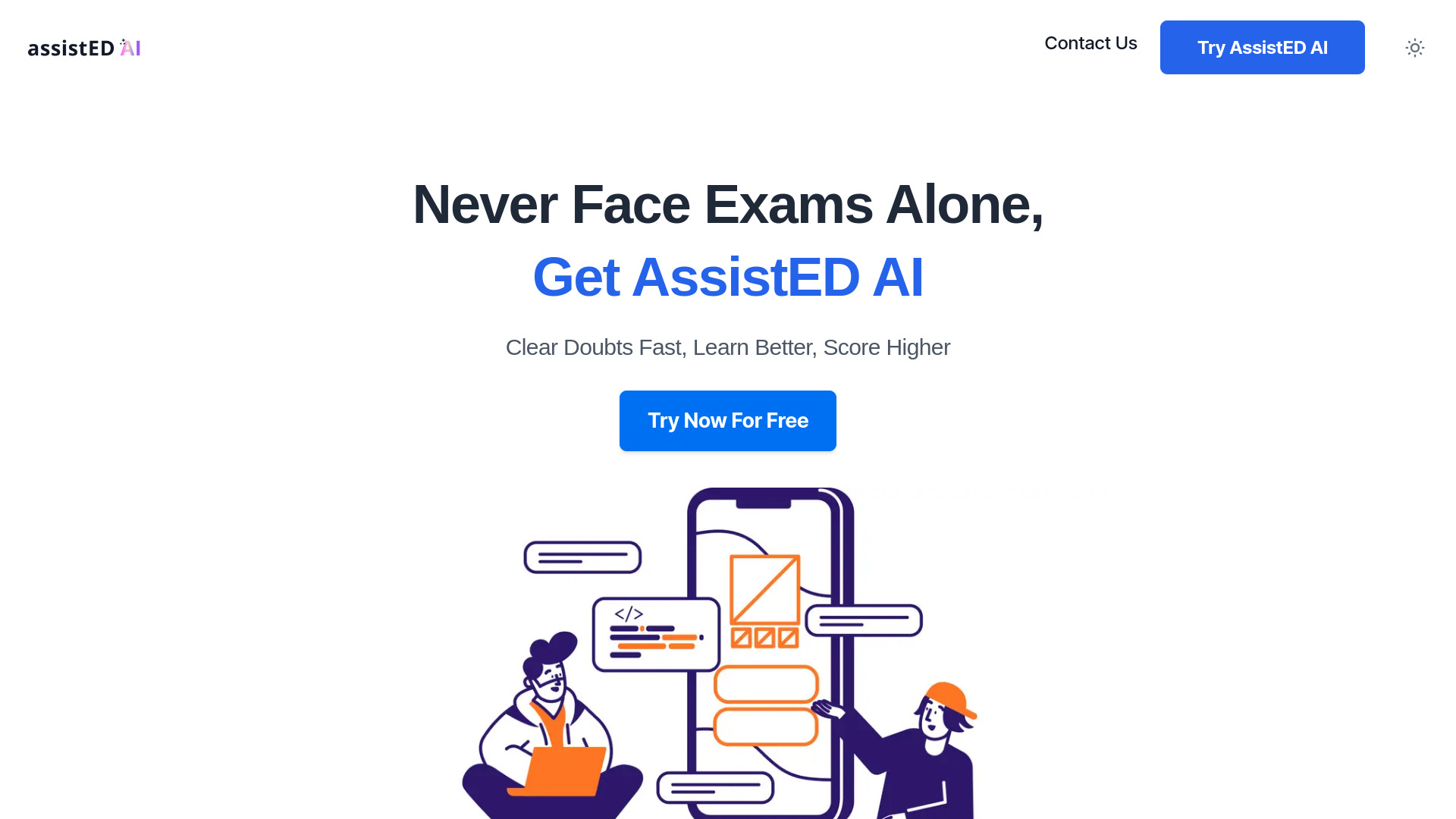 AssistED AI screenshot