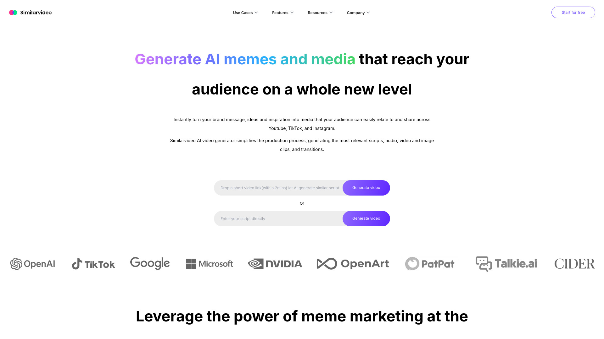 Similarvideo.ai screenshot