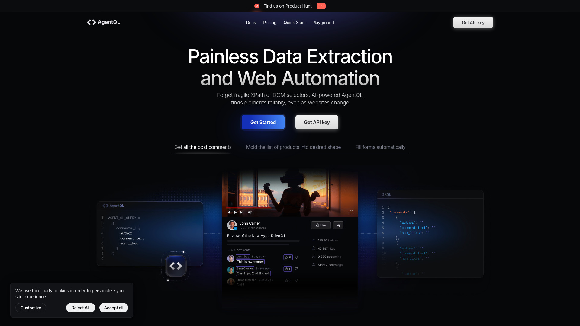 AgentQL screenshot