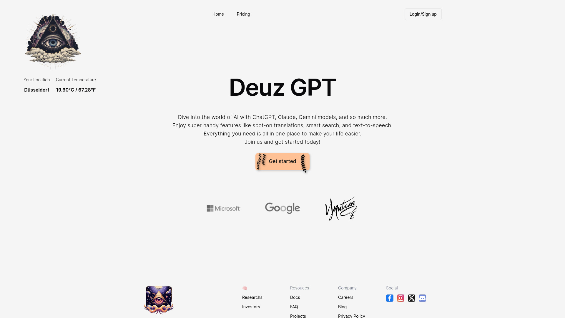Deuz.ai screenshot