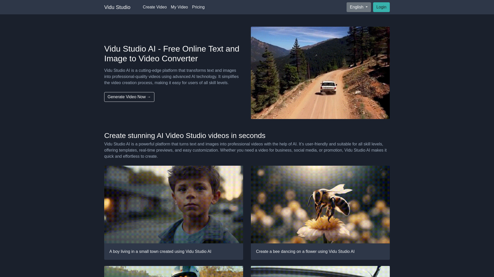 Vidu Studio AI screenshot