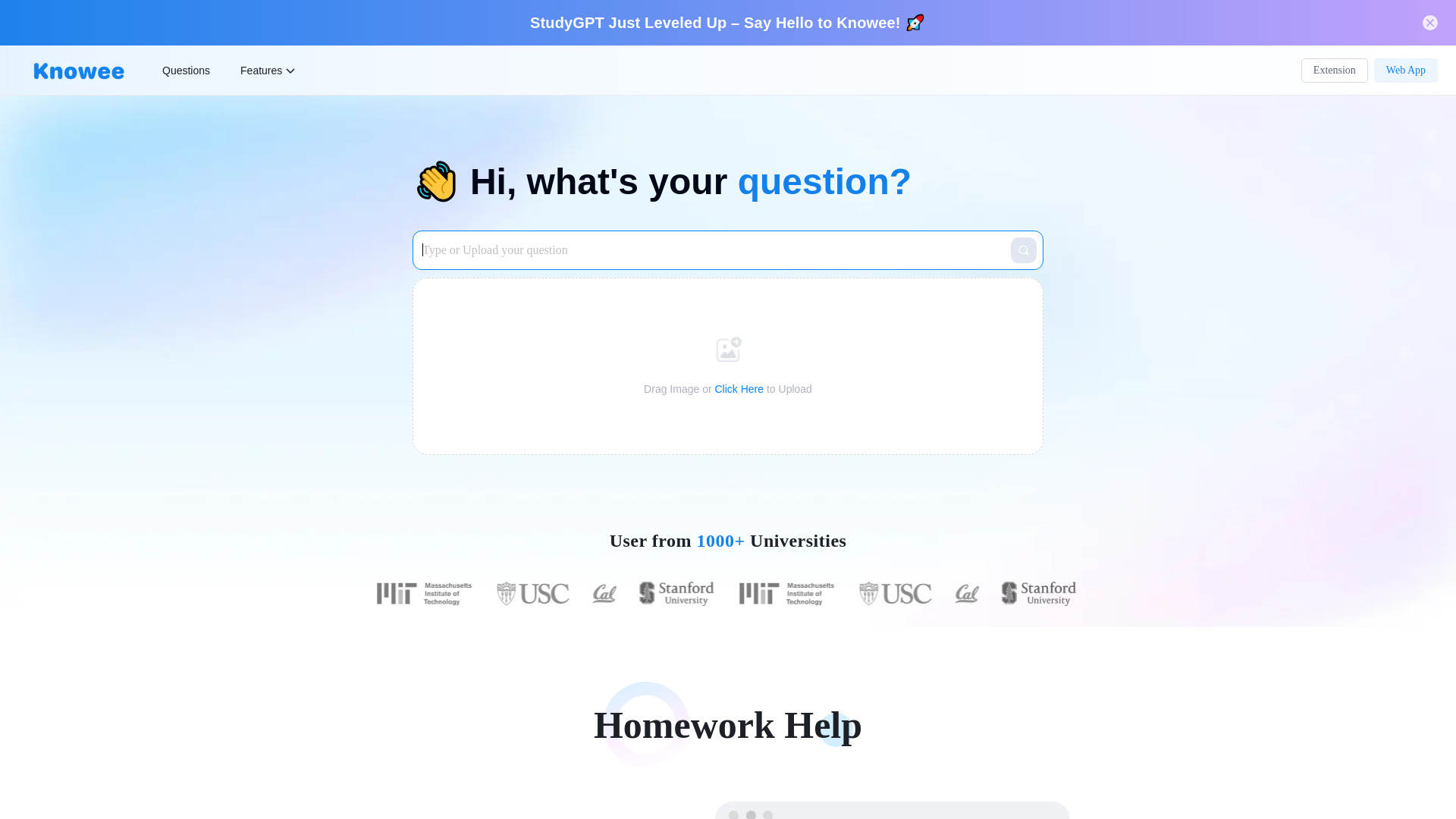 Knowee AI screenshot