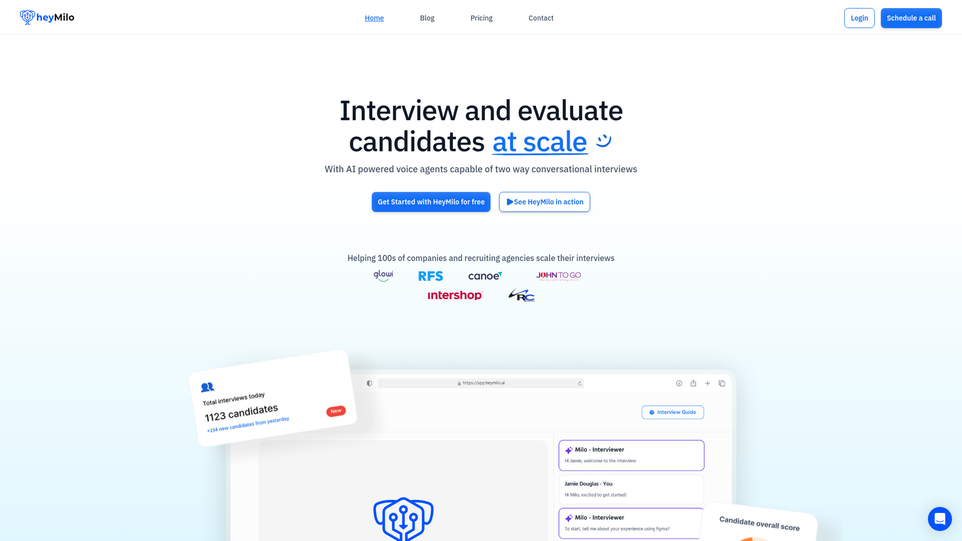 HeyMilo AI screenshot