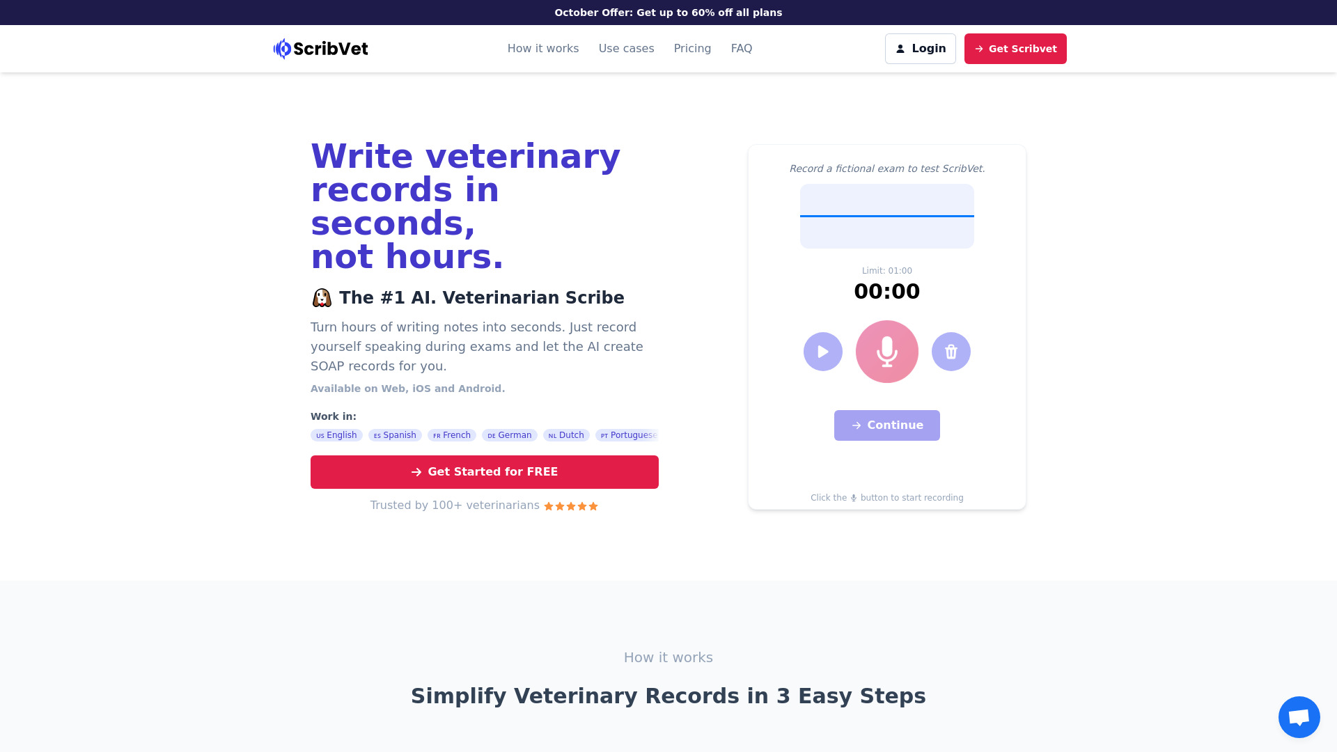 ScribVet screenshot
