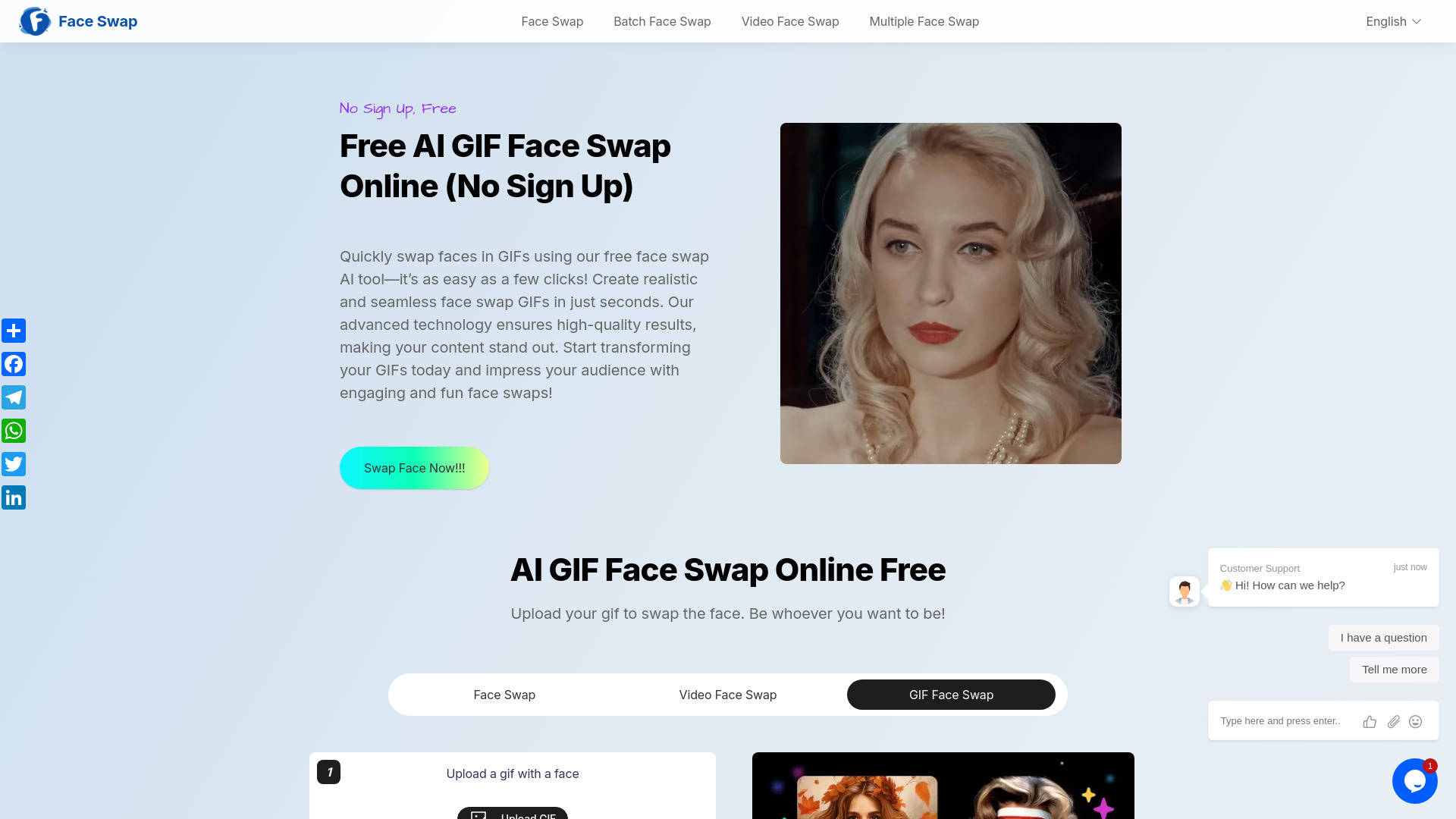 AI Face Swapper screenshot