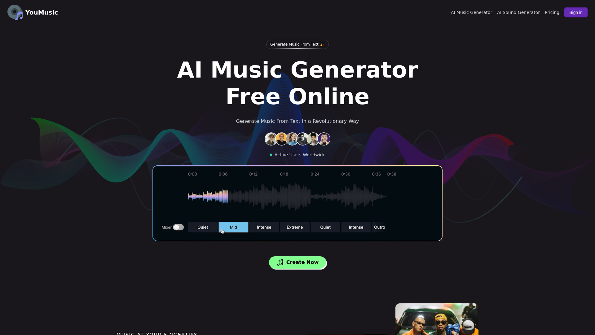 YouMusic.AI screenshot