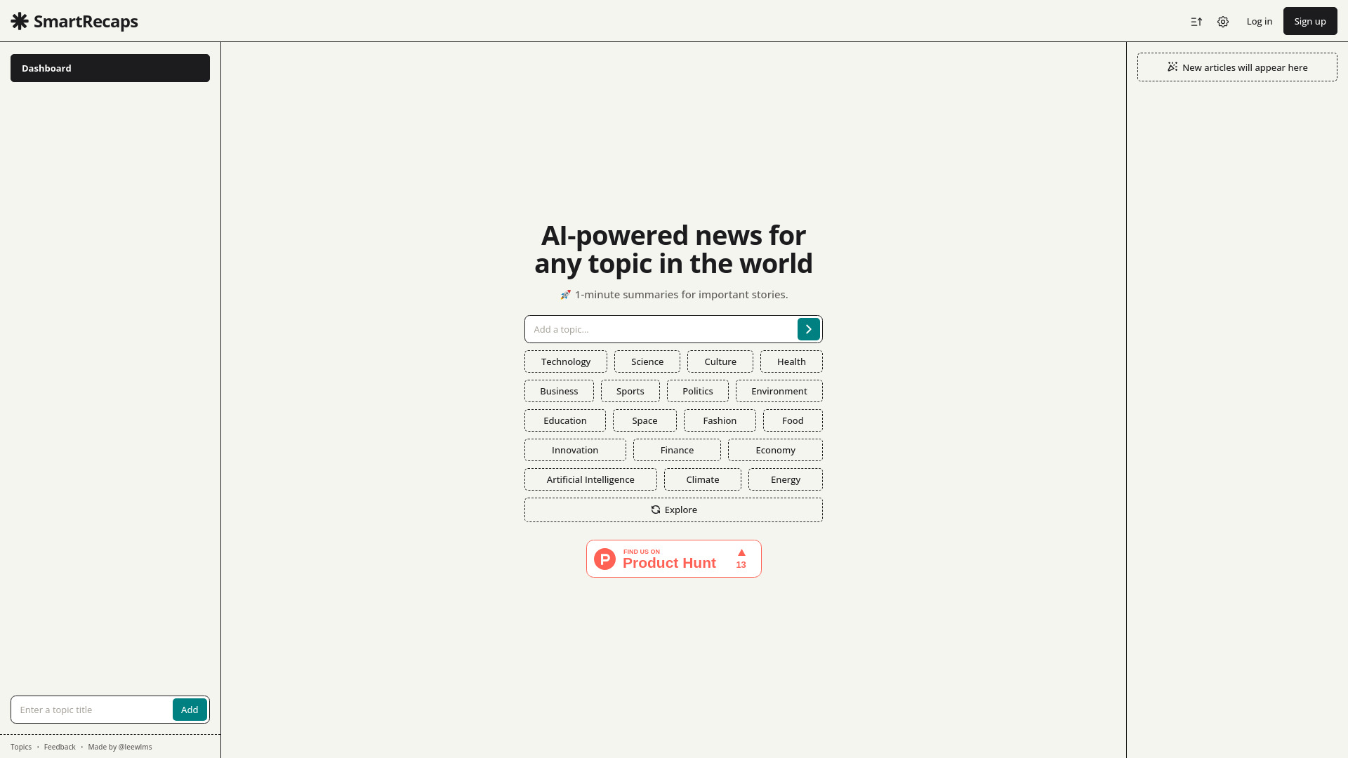 SmartRecaps screenshot