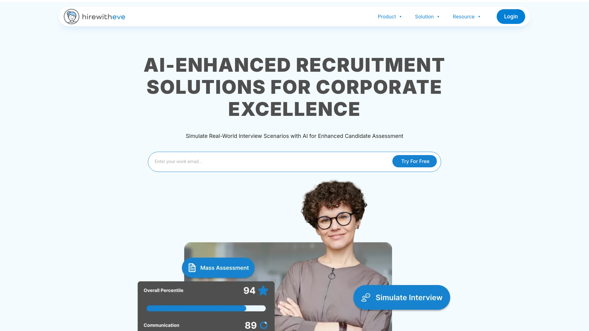 HirewithEve.ai screenshot