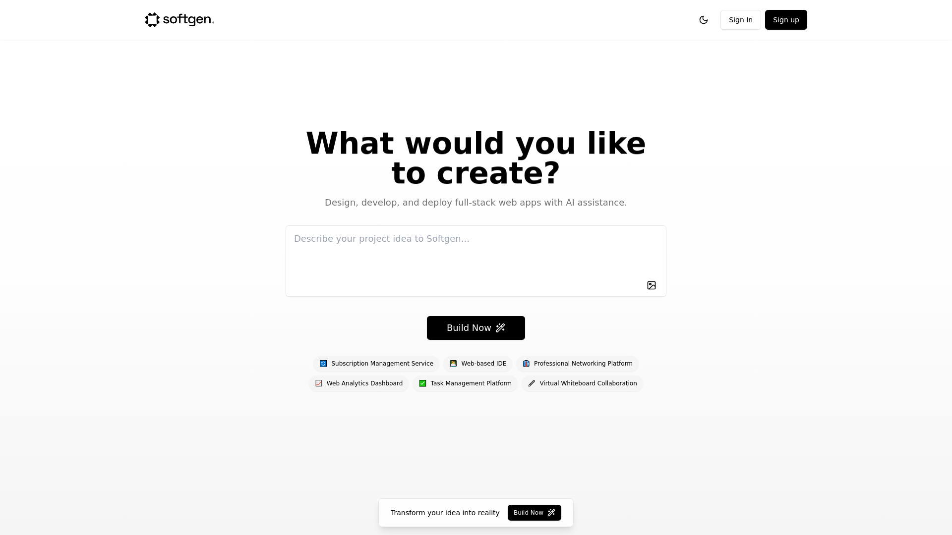 Softgen.ai screenshot
