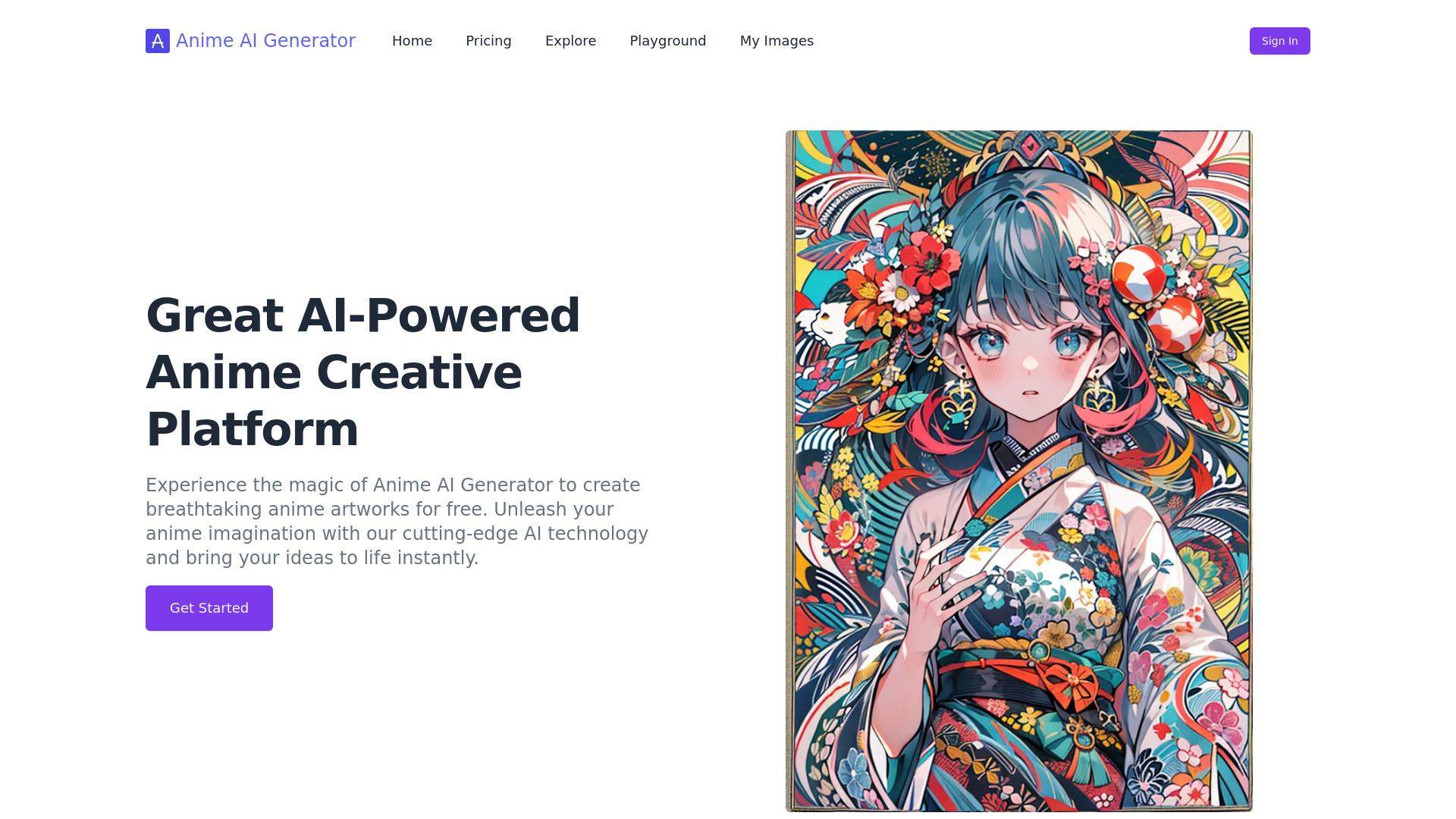 Anime AI Generator screenshot
