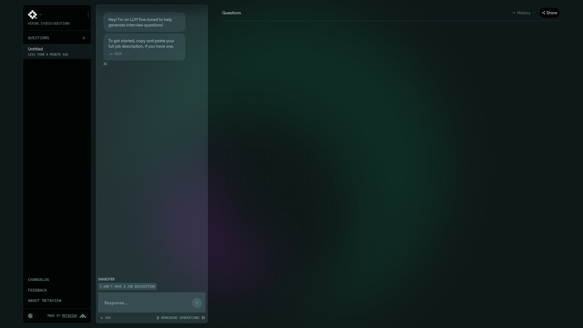 Hiring Studio by Metaview screenshot