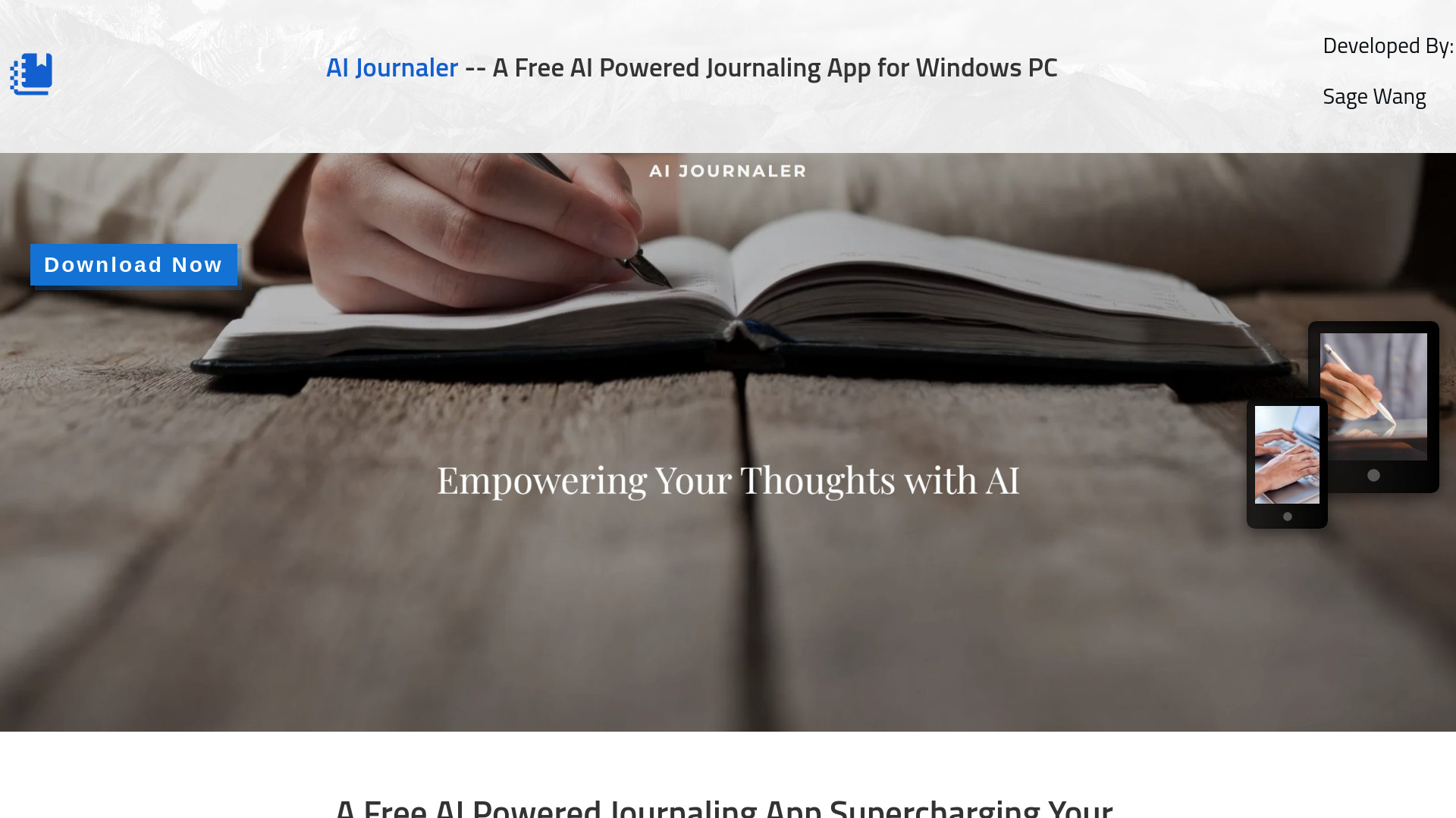 AI Journaler screenshot