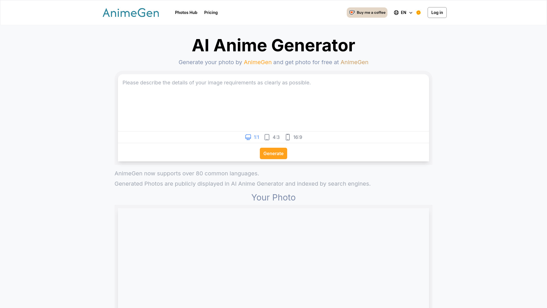 AnimeGen screenshot