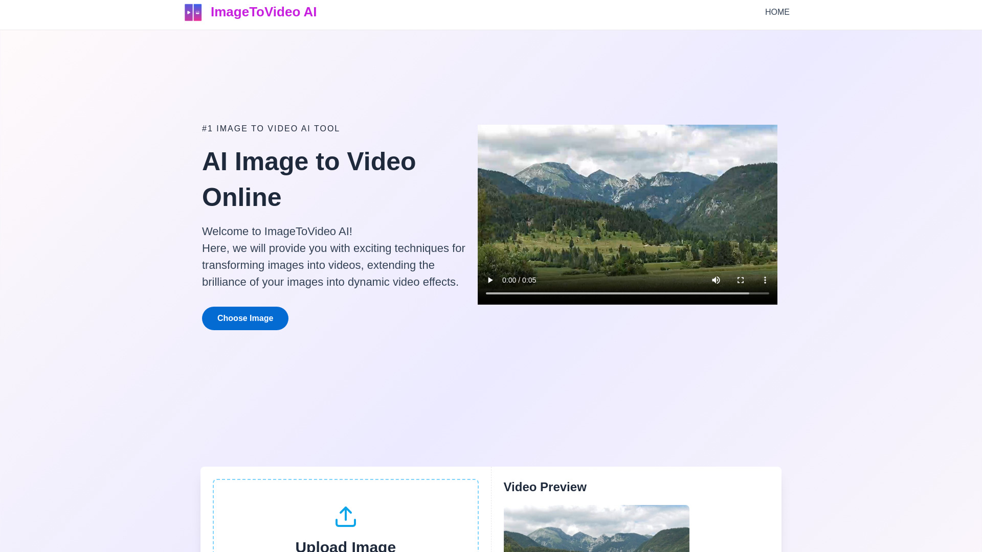 ImageToVideo AI screenshot