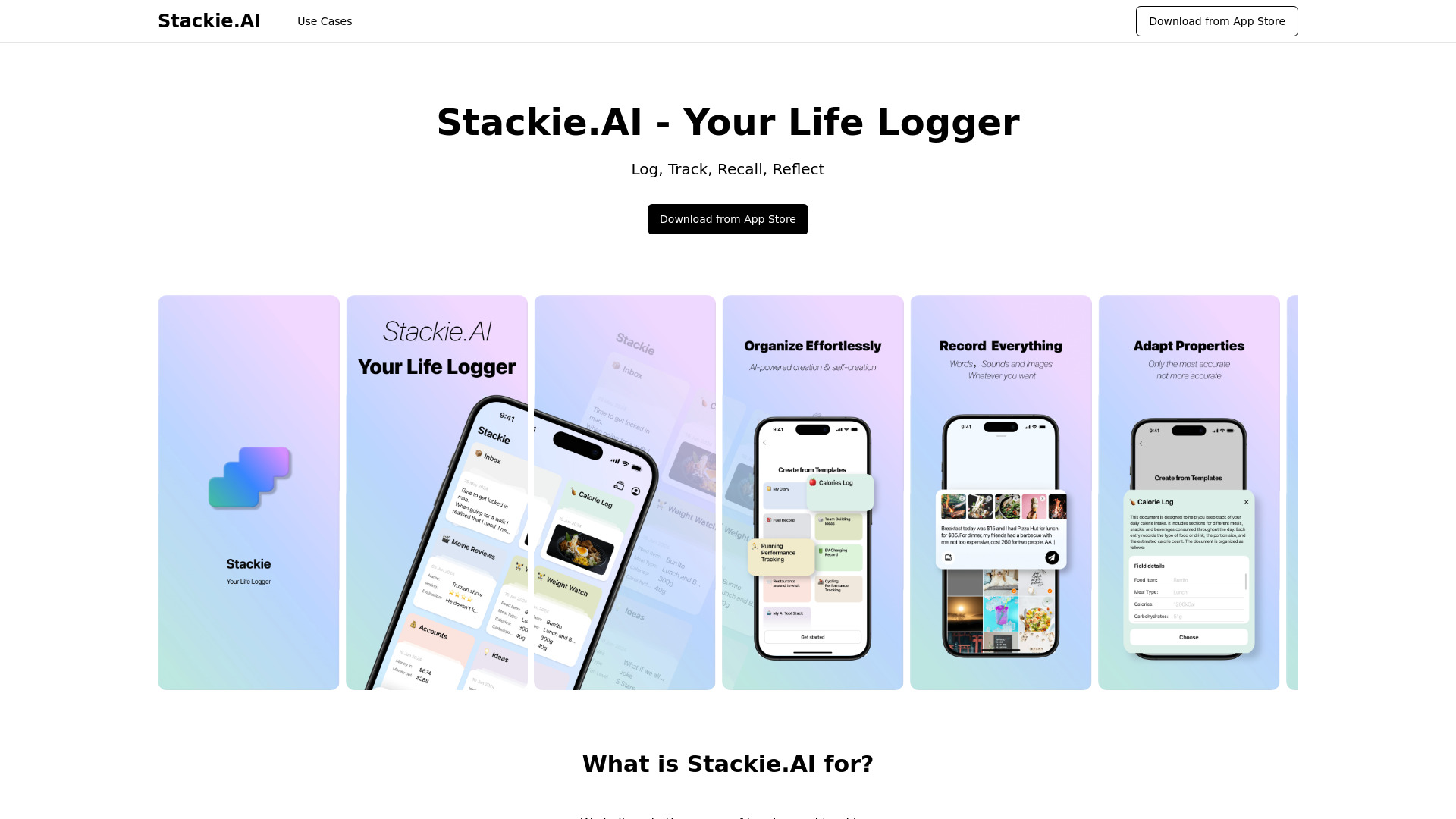 Stackie.AI screenshot