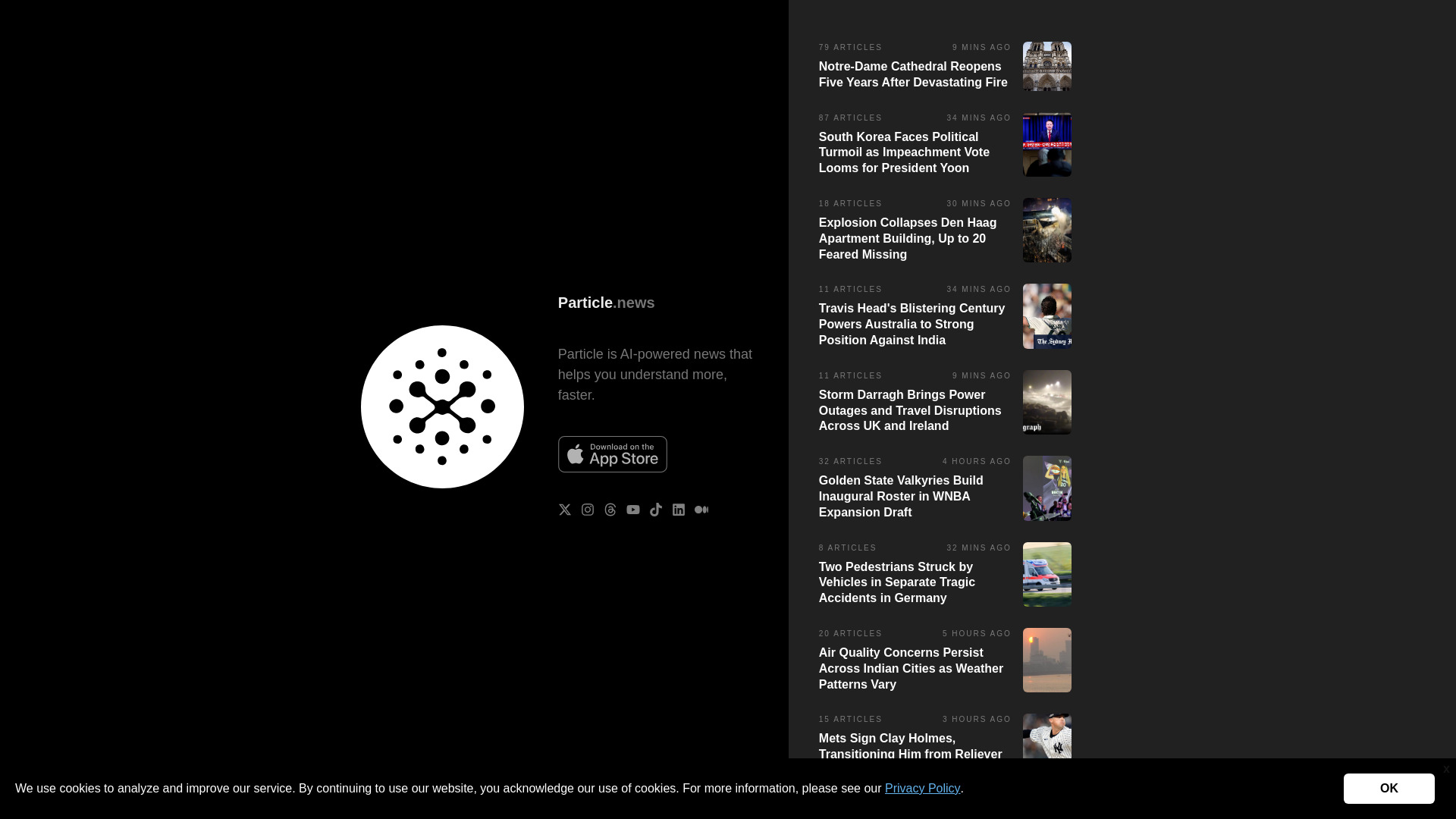Particle News screenshot