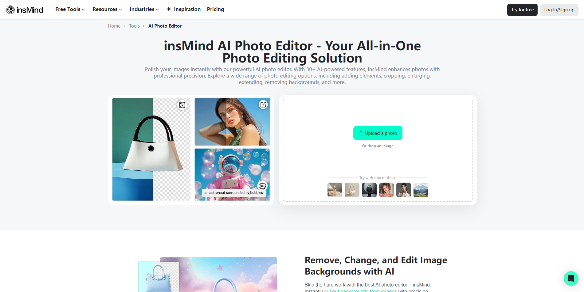 insMind screenshot