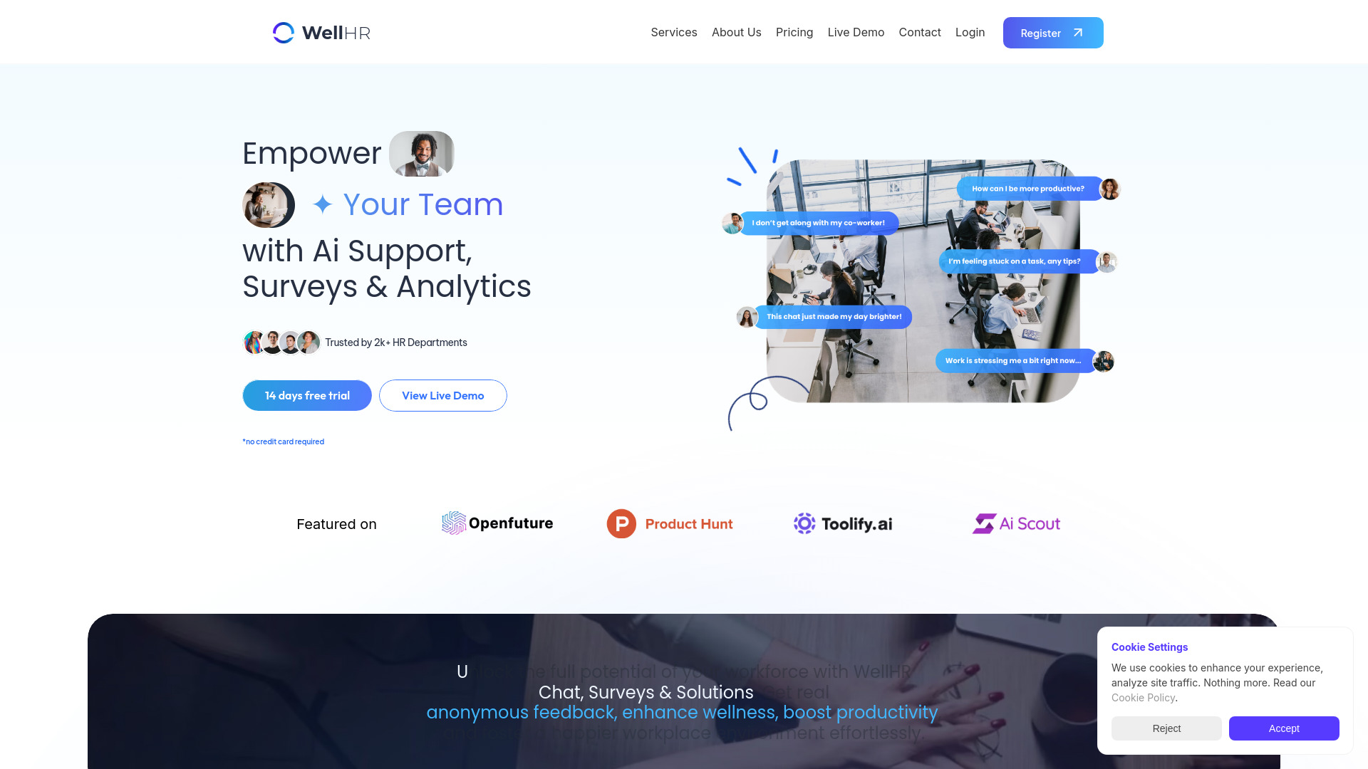 WellHR screenshot