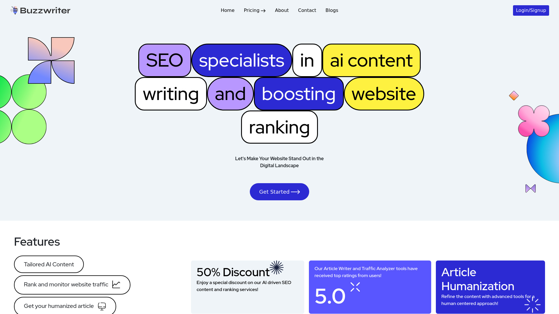 Buzzwriter AI screenshot