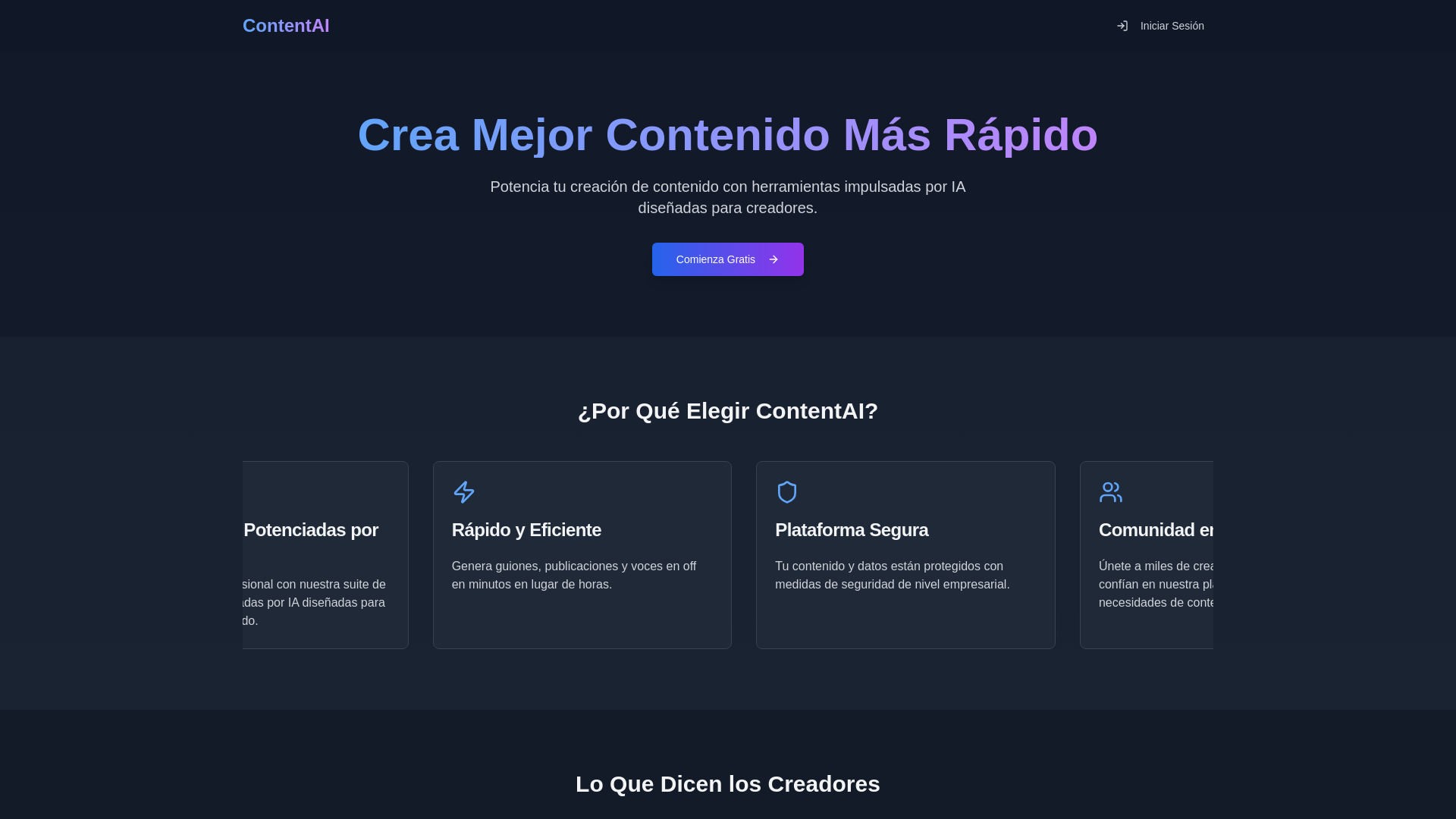 ContentAI screenshot