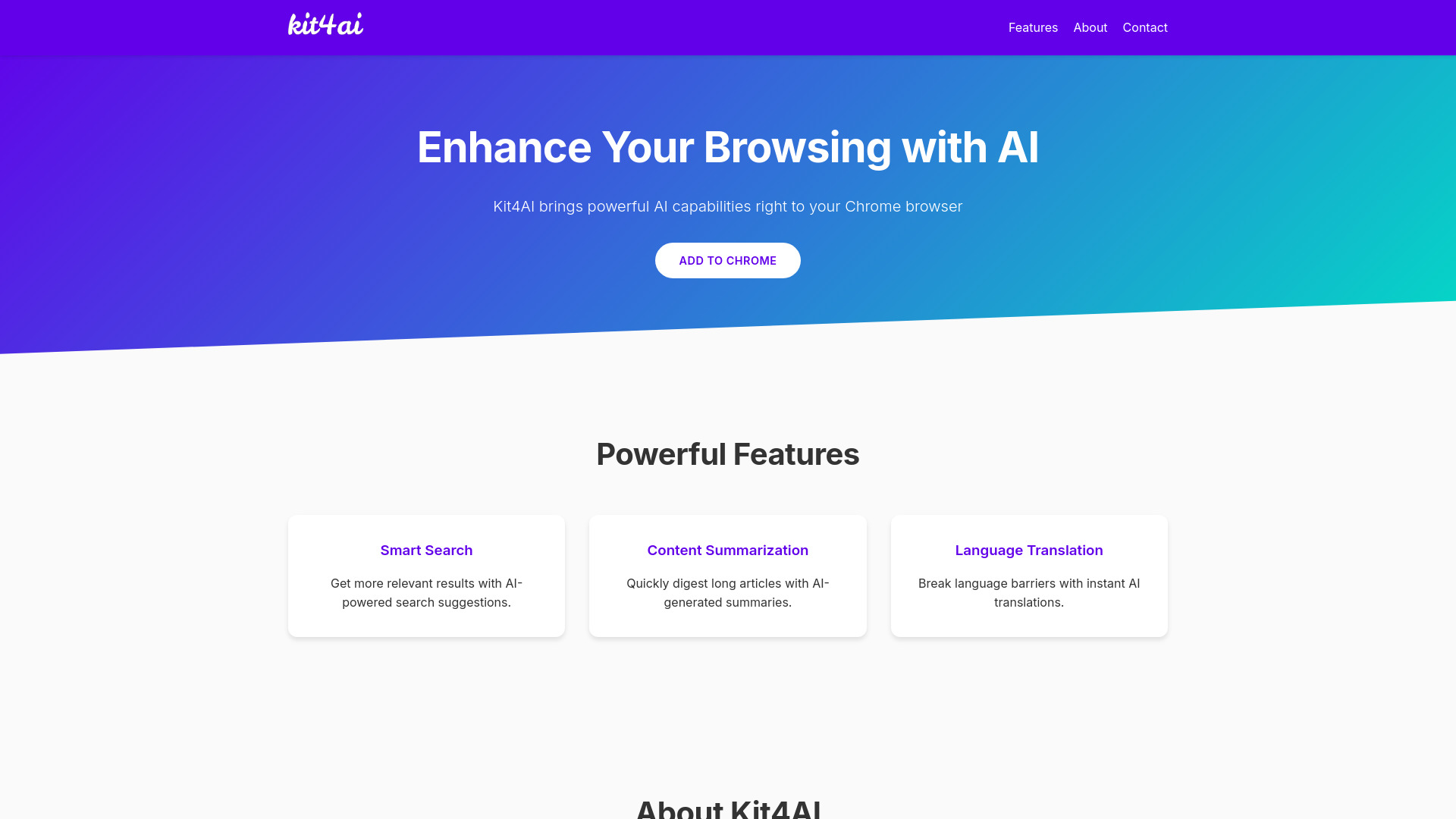 Kit4AI screenshot