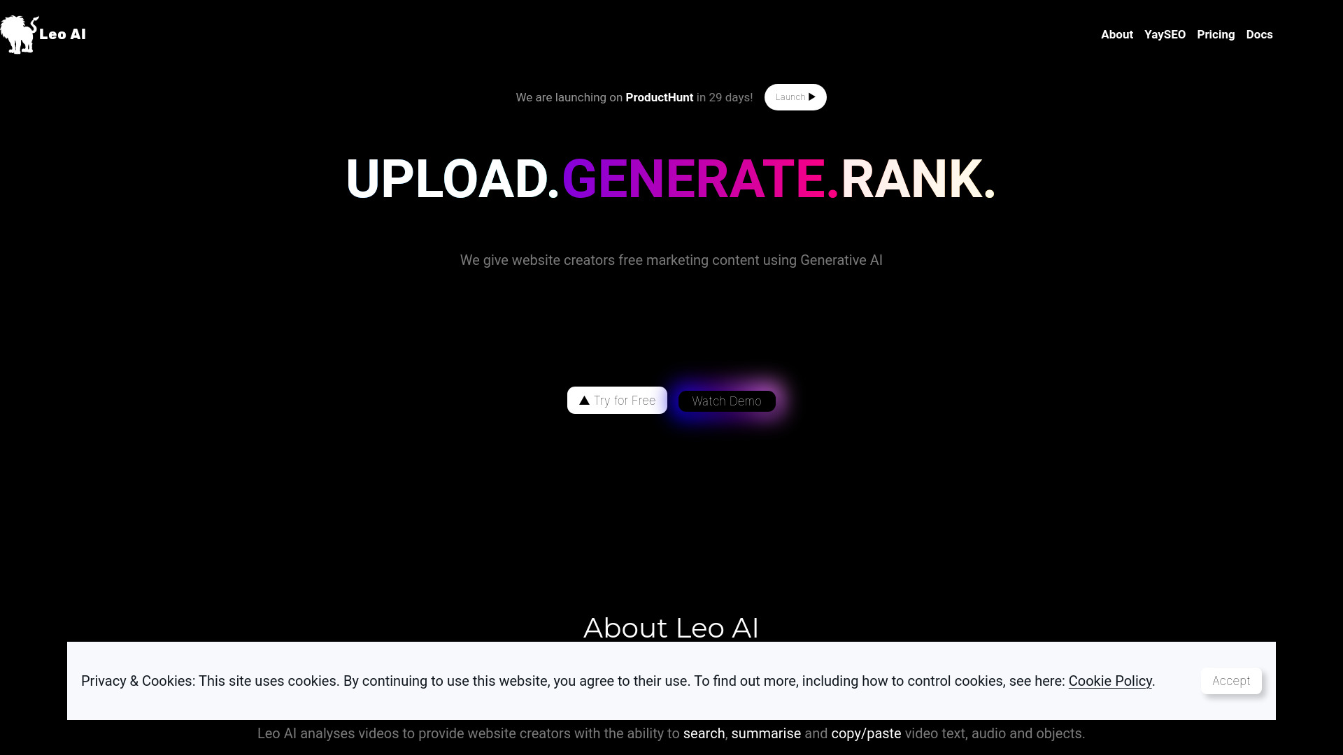Leo AI screenshot