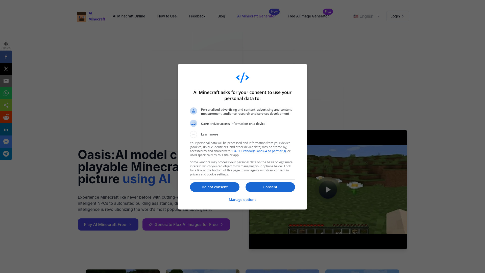 AI Minecraft screenshot
