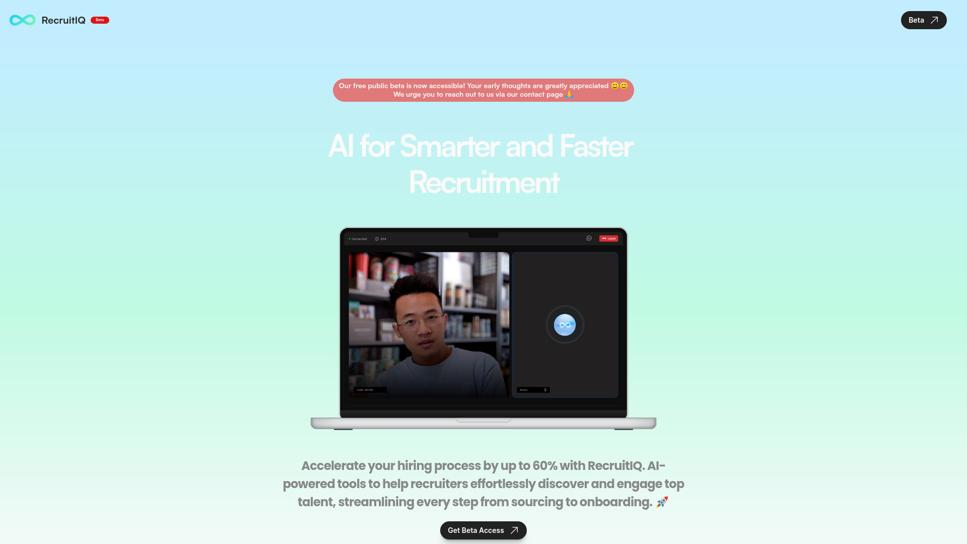 RecruitIQ screenshot