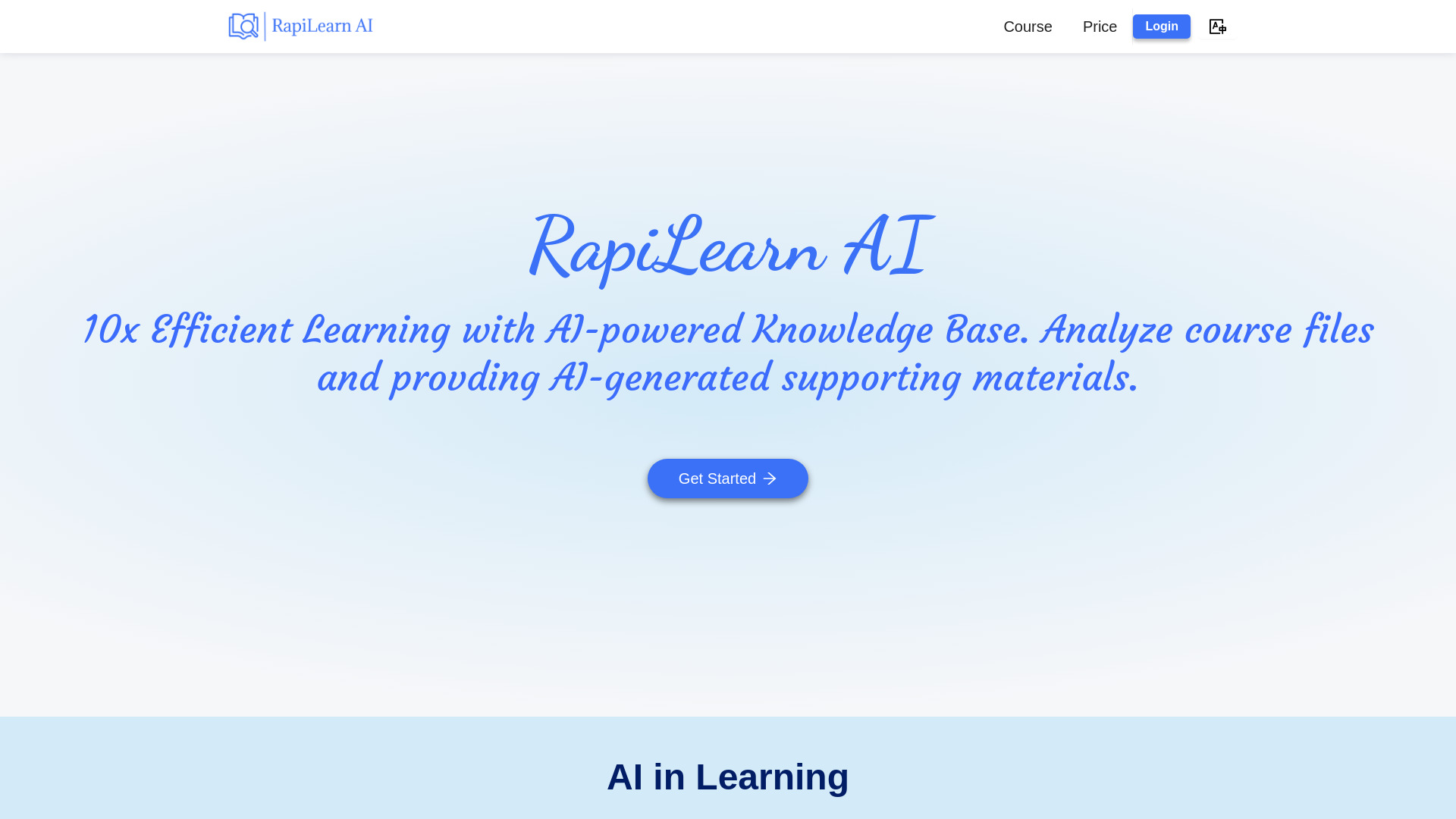 RapiLearn AI screenshot