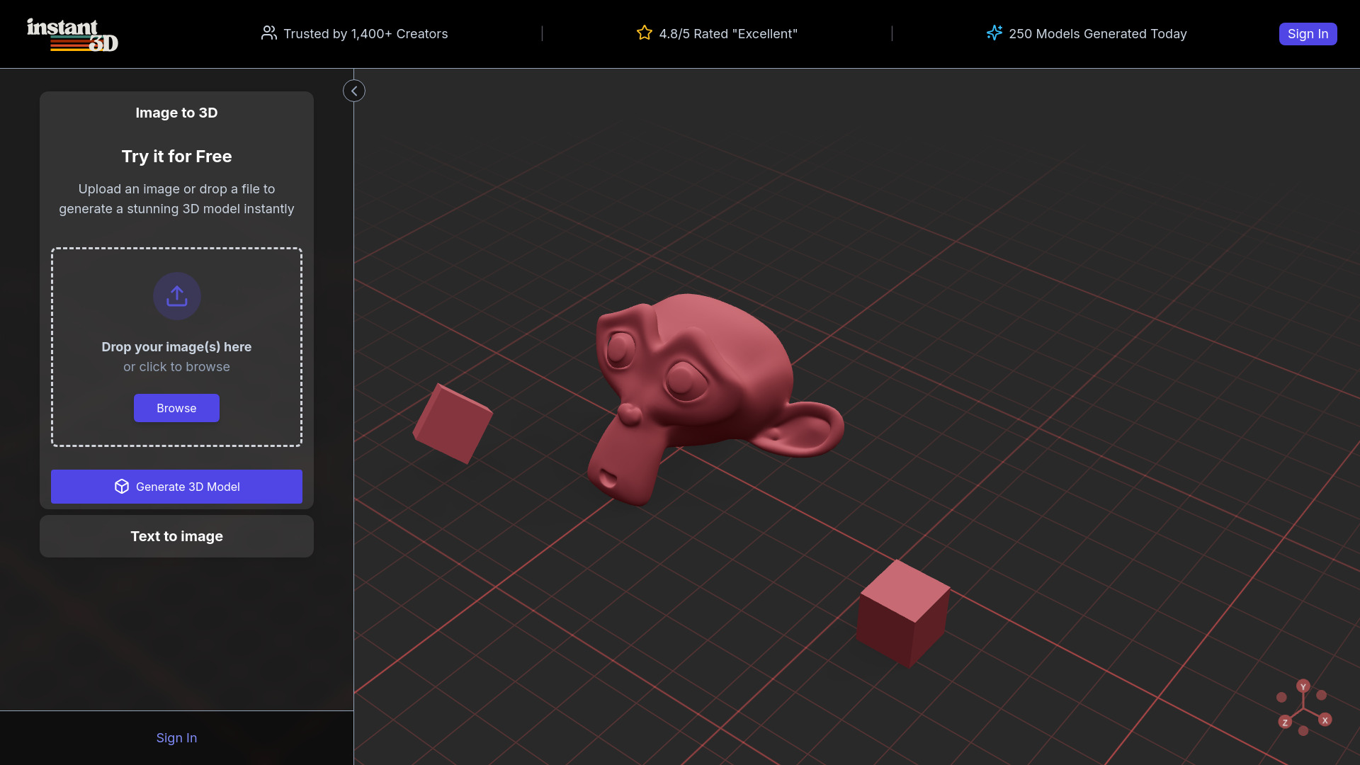 Instant 3D AI screenshot