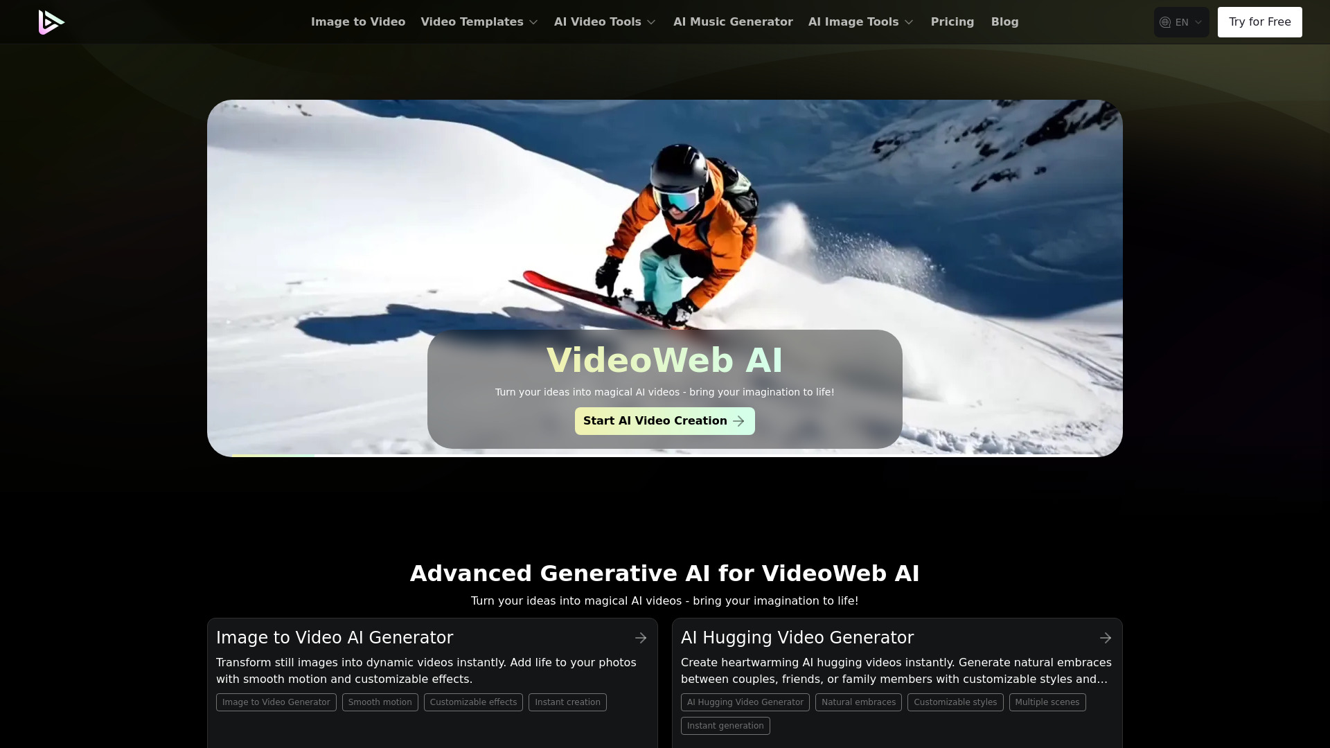 VideoWeb AI screenshot