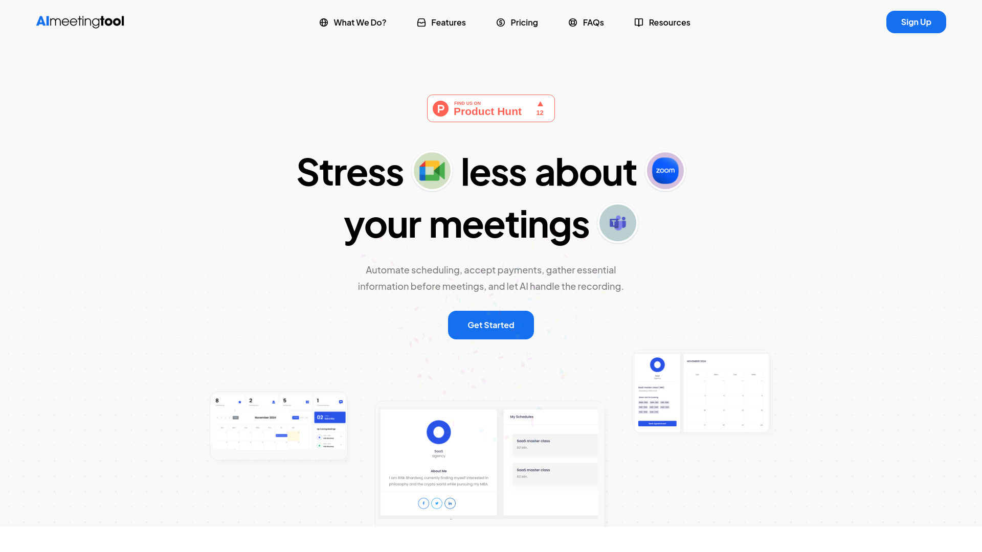 AI Meeting Tool screenshot