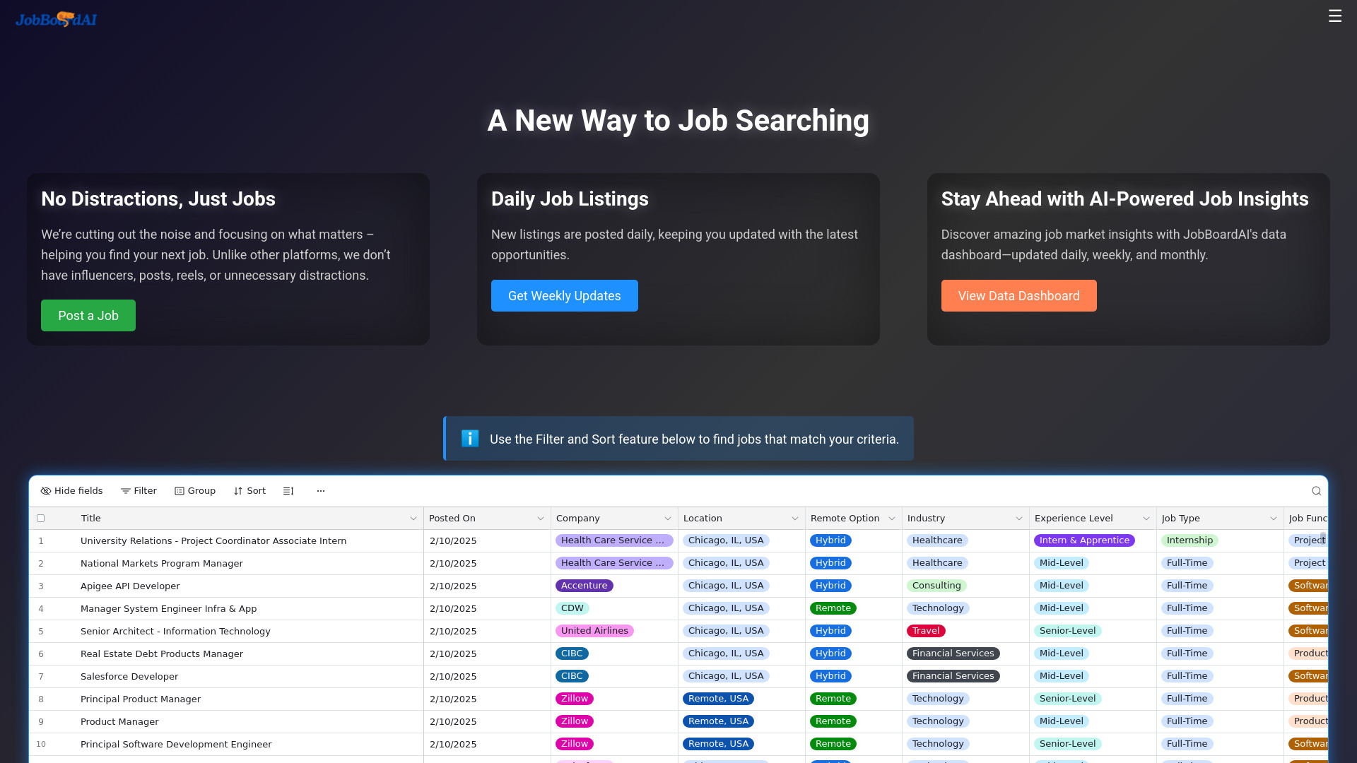JobBoardAI screenshot