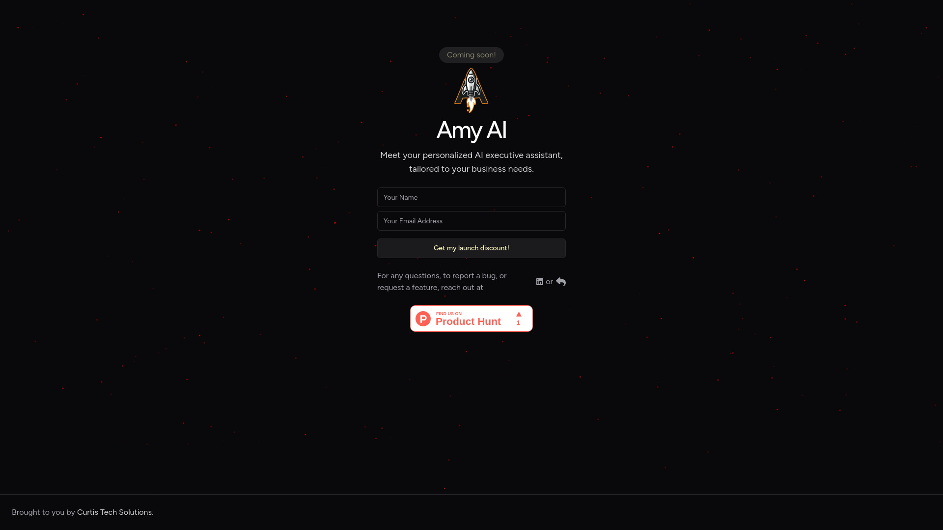 Amy AI screenshot
