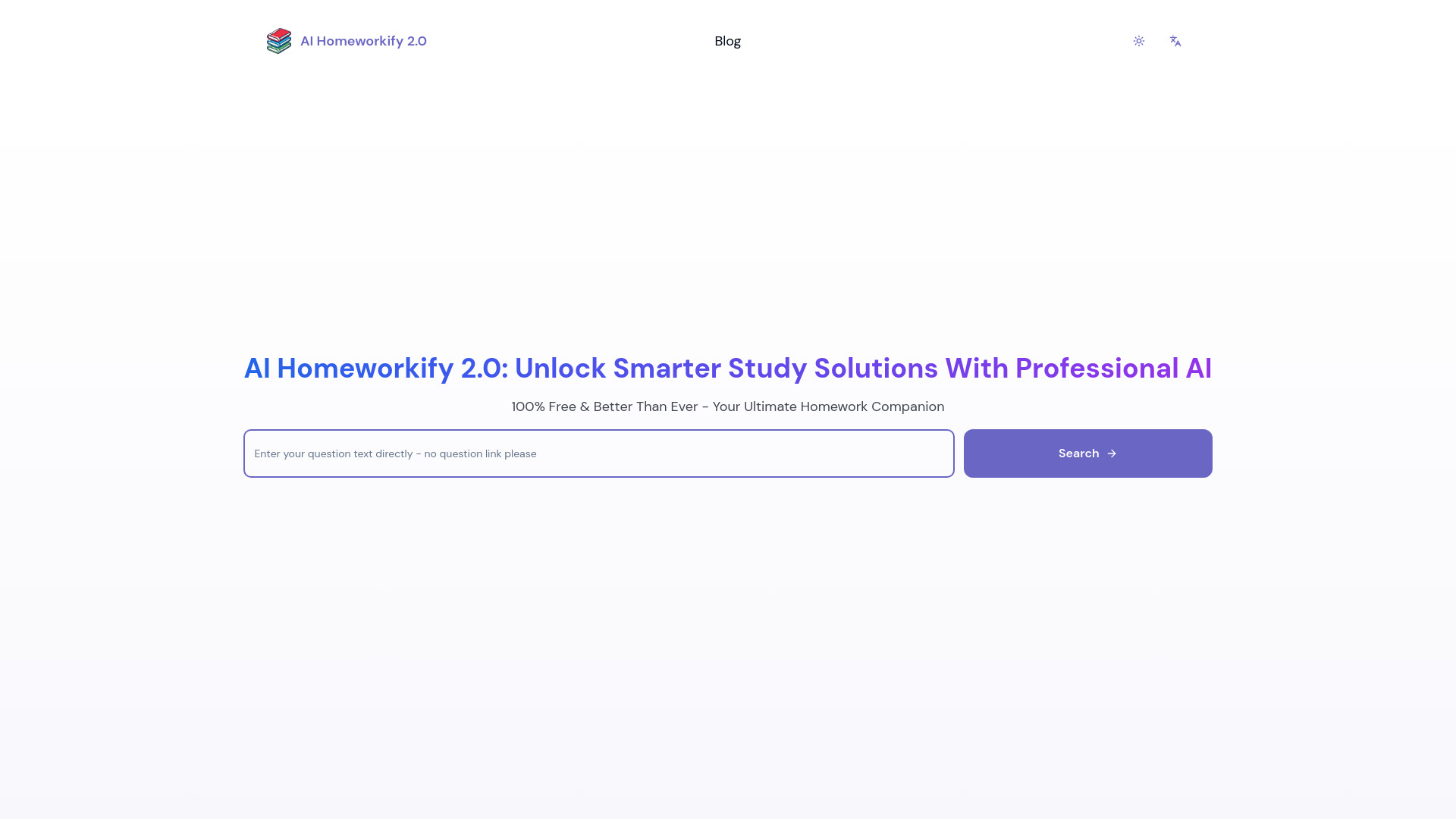 AI Homeworkify screenshot