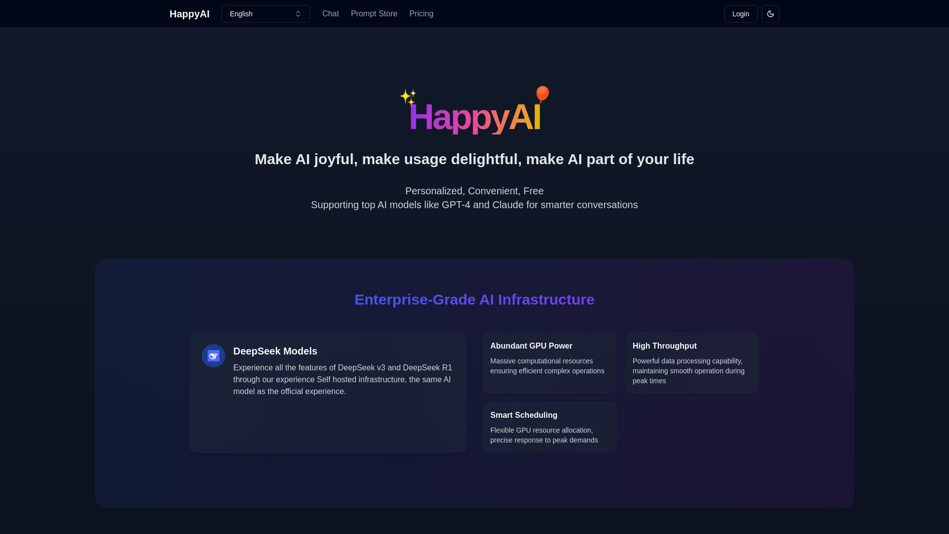 HappyAI screenshot