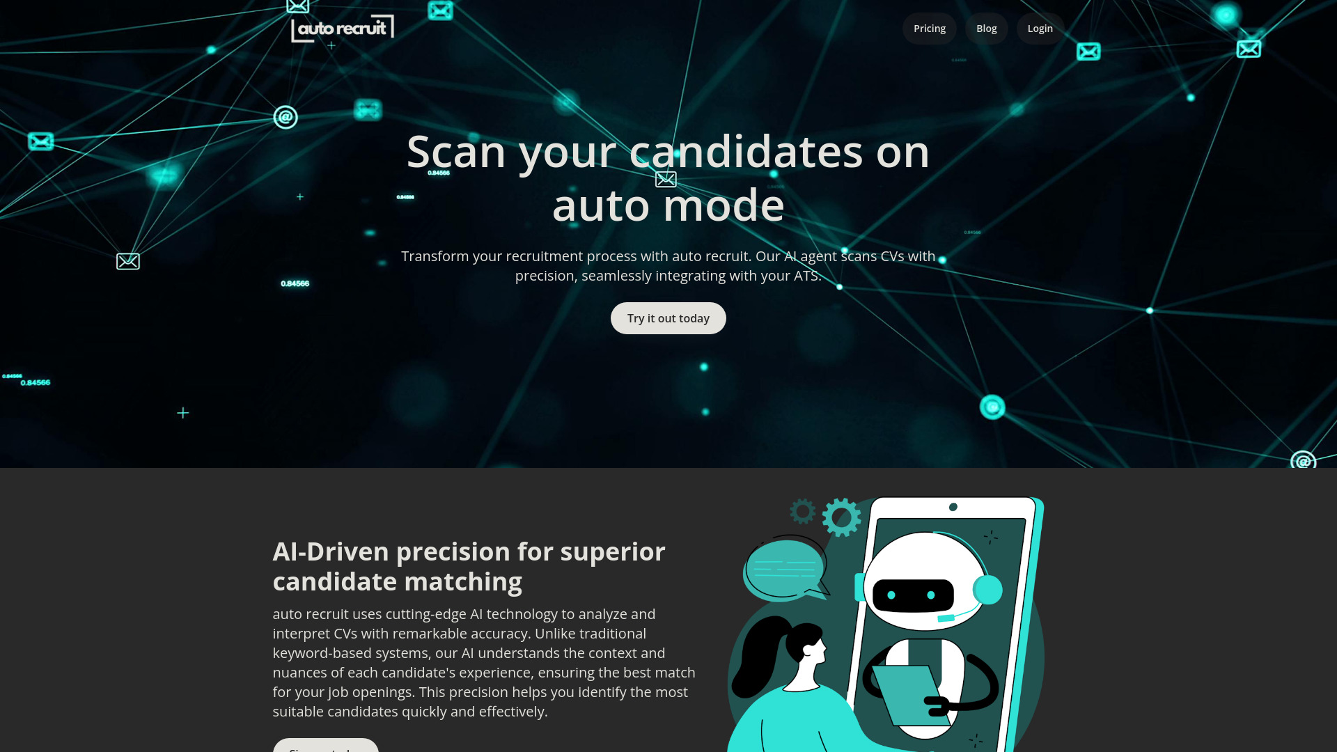 auto recruit screenshot