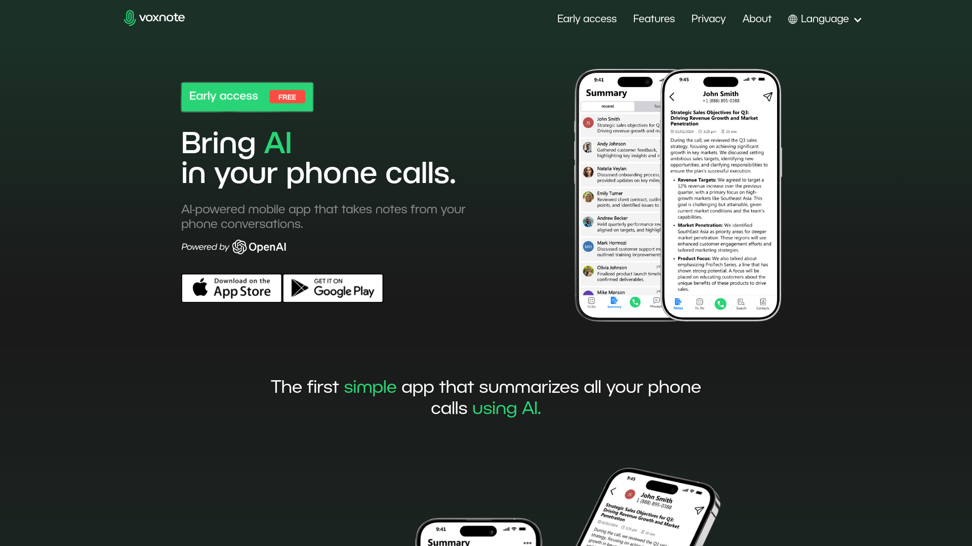 VoxNote screenshot