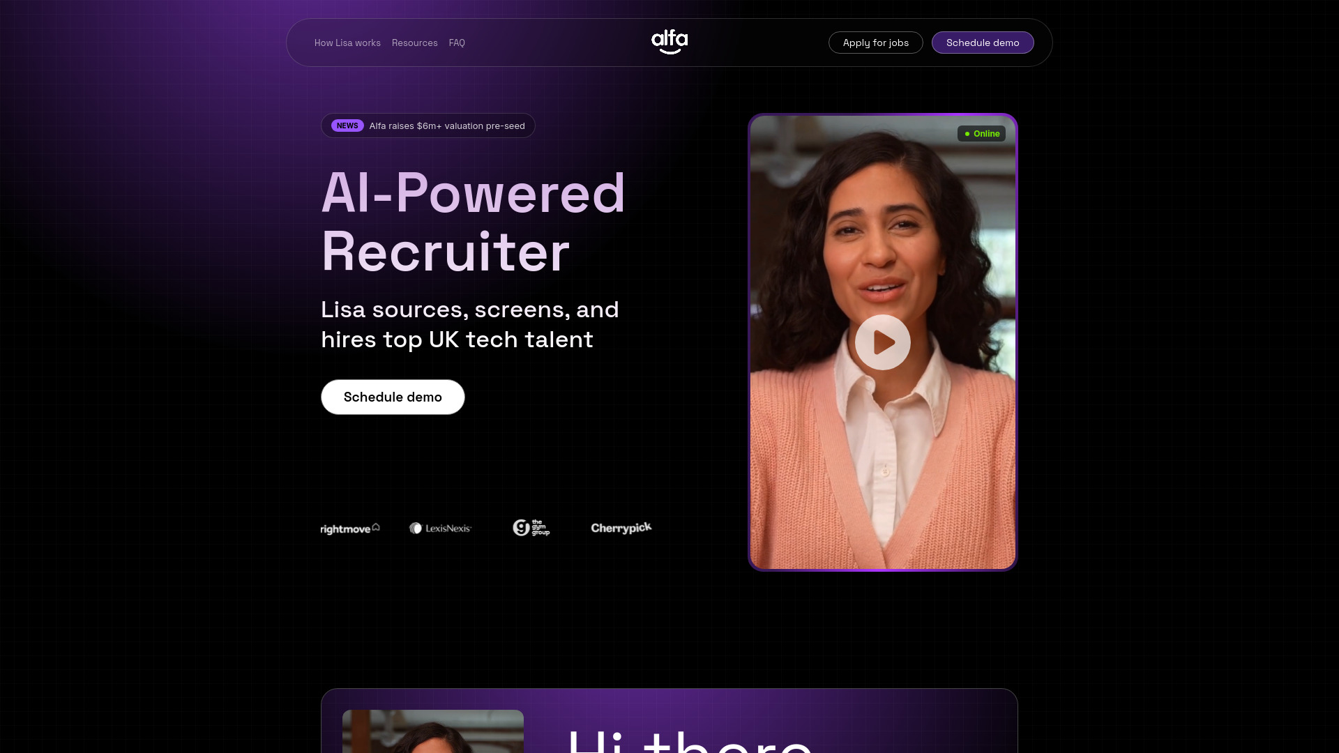 Alfa AI screenshot