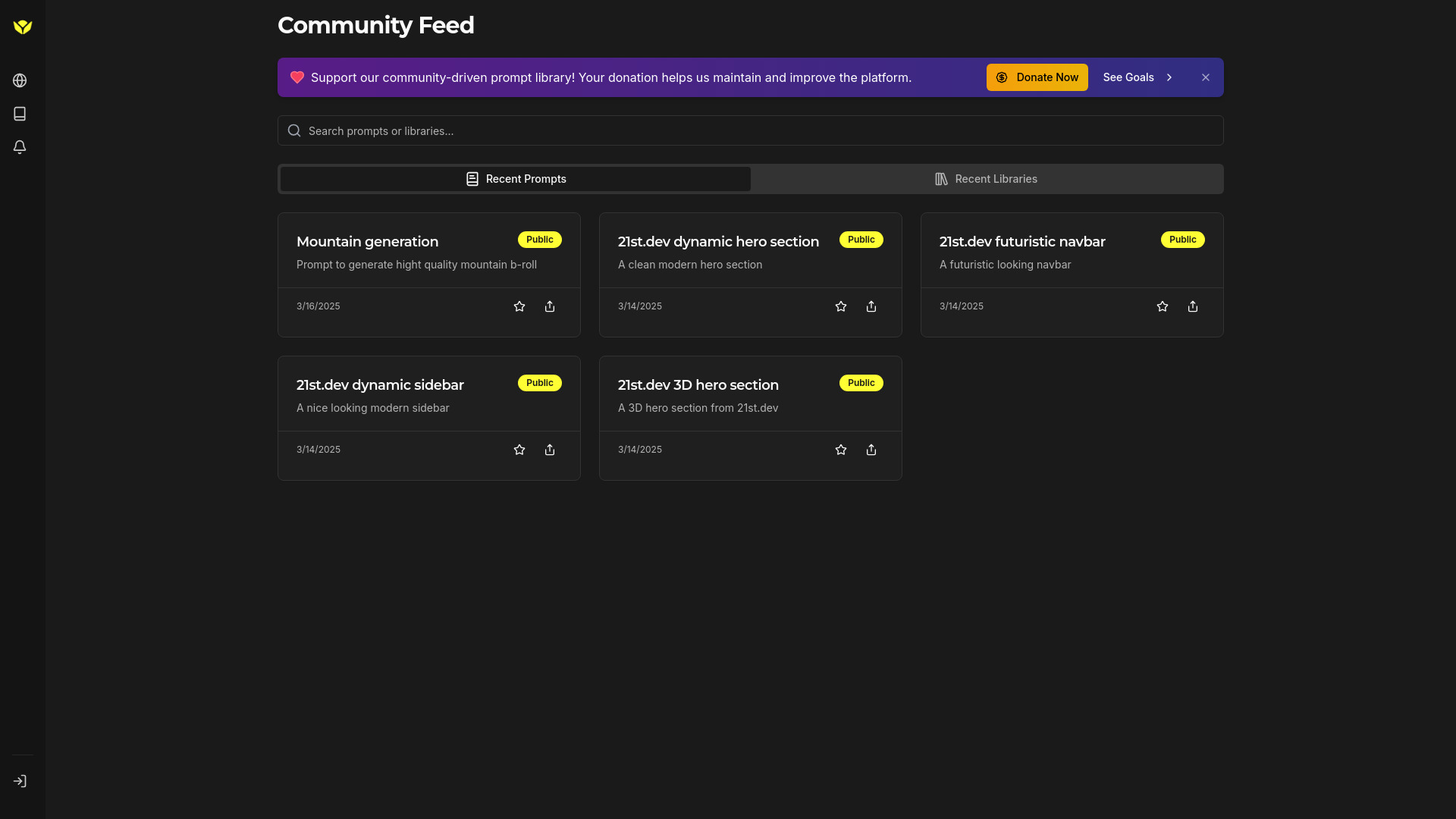RapidPrompt screenshot